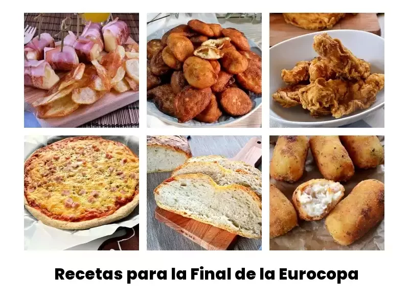 Recopilatorio de recetas para la final de la Eurocopa!