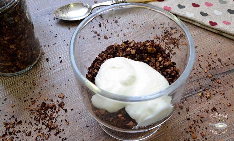 Hacer granola de chocolate en casa receta