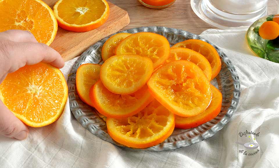 naranja confitada