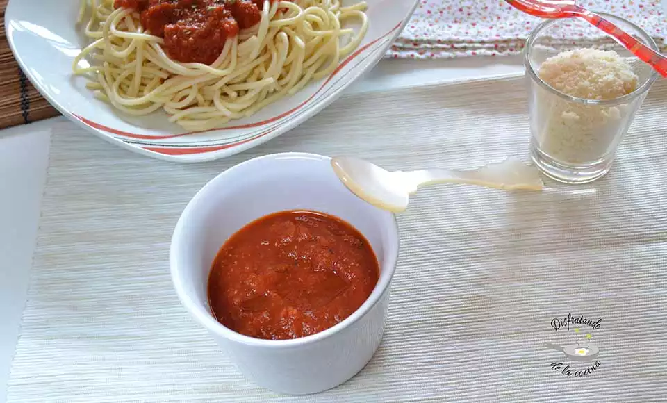 Receta de salsa de tomate casera fácil