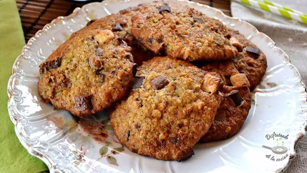 Cómo hacer galletas de calabacín y chocolate fáciles