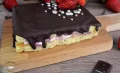 Mini pastel de fresas y Petit Suisse