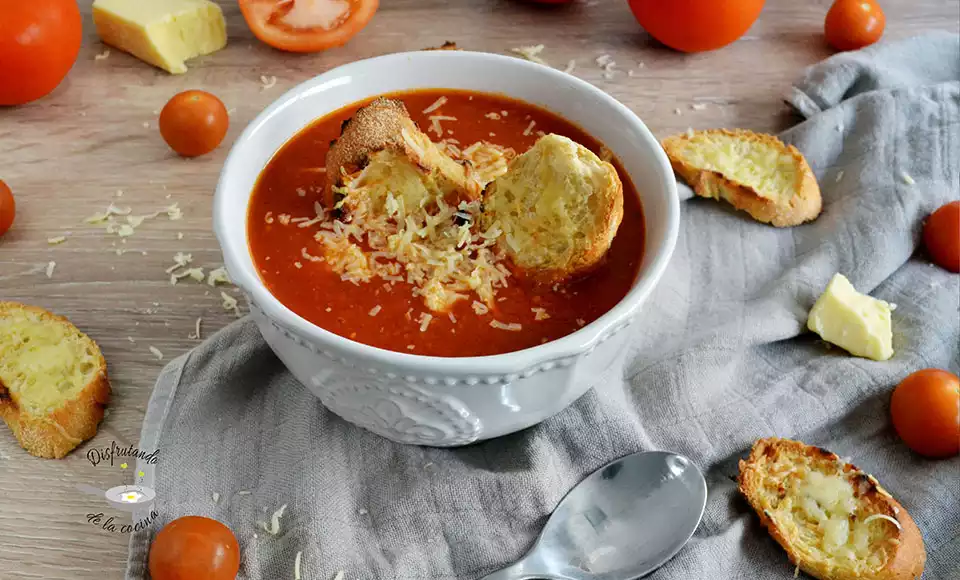 Receta de la sopa de tomate