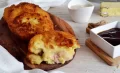 Pastelitos de patatas rellenos de jamón y queso