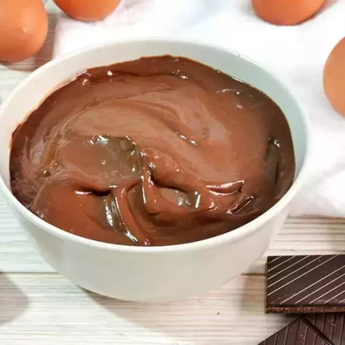 crema de chocolate para pastel