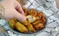 Alitas de pollo en freidora de aire